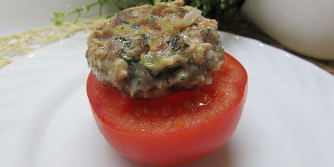 Рецепт гамбургера в помидорке