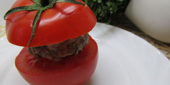 Рецепт гамбургера в помидорке