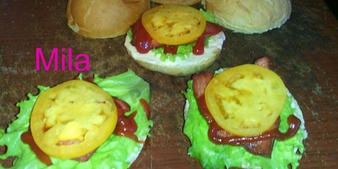 Рецепт гамбургеров с корейской морковкой