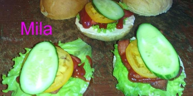 Рецепт гамбургеров с корейской морковкой