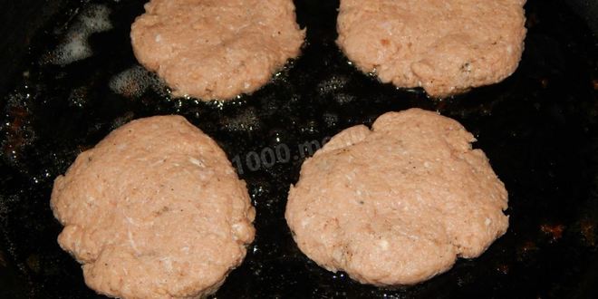 Рецепт котлет для бургеров из фарша
