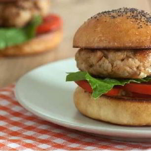 Рецепт Румяного бургера с тунцом