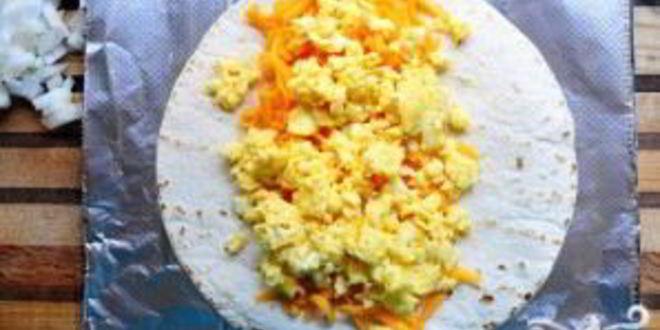 Рецепт буррито на завтрак