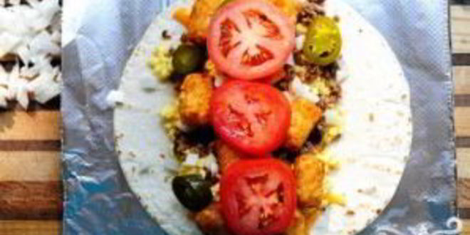 Рецепт буррито на завтрак