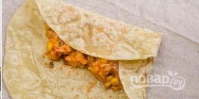 Рецепт буррито острый