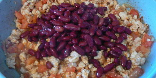 Рецепт буррито с курицей и фасолью