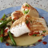 Буррито с курицей и стручковой фасолью