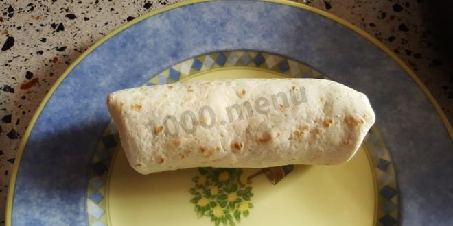 Рецепт буррито с курицей и стручковой фасолью