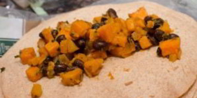 Рецепт буррито с овощами