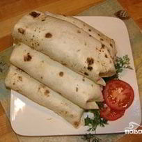 Буррито с ветчиной и сыром