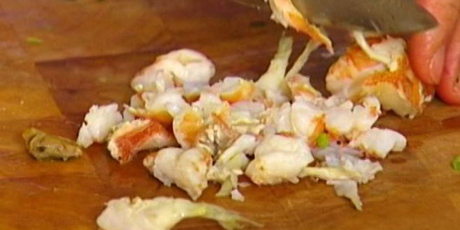 Рецепт бутерброда с раками и маскарпоне