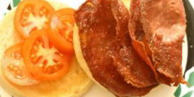 Рецепт бутерброда с жареной колбасой