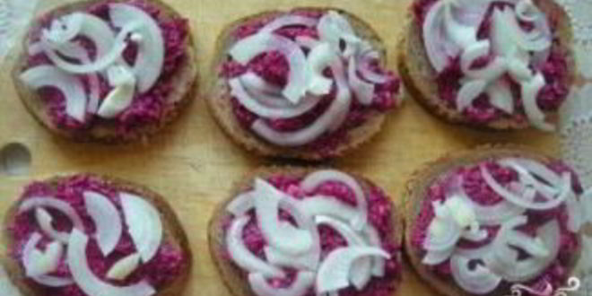 Рецепт бутербродов с селедкой