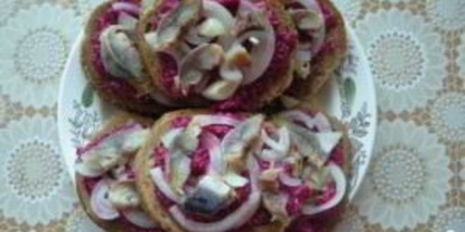 Рецепт бутербродов с селедкой