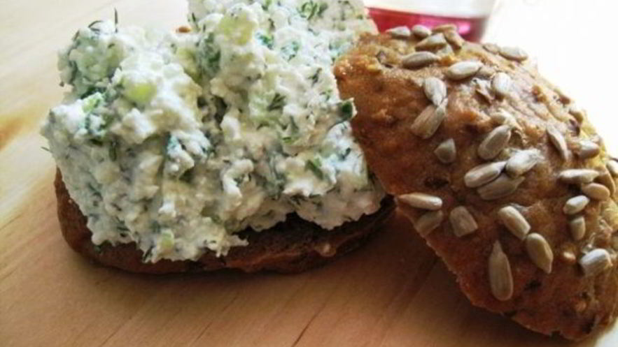 Рецепт бутербродов с творожным сыром