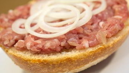 Рецепт Горячих бутербродов с фаршем