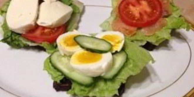 Рецепт пп-бутербродов на перекус