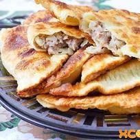 Рецепт Сочных чебуреков с мясом