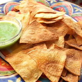 Рецепт Чипсов начос в духовке