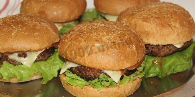 Рецепт чизбургеров из макдоналдс