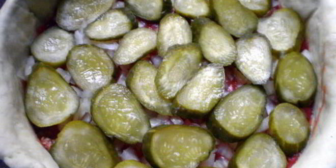 Рецепт мясного пирога чизбургер