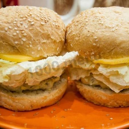 Рецепт Паровых котлет из индейки чизбургеры