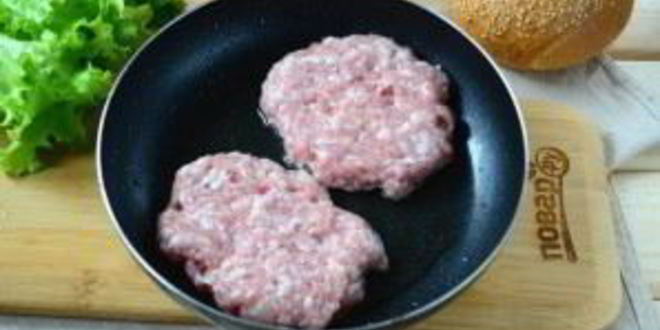 Рецепт завтрака в чизбургере