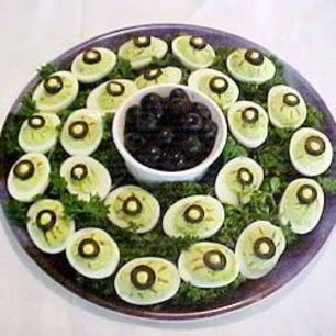 Рецепт Фаршированных яиц Глаза Ящерицы