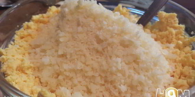 Рецепт фаршированных яиц пчелки