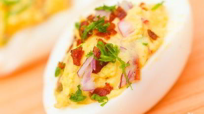 Рецепт Фаршированных яиц с авокадо