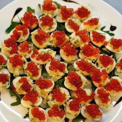 Рецепт Перепелиных яиц, фаршированных икрой