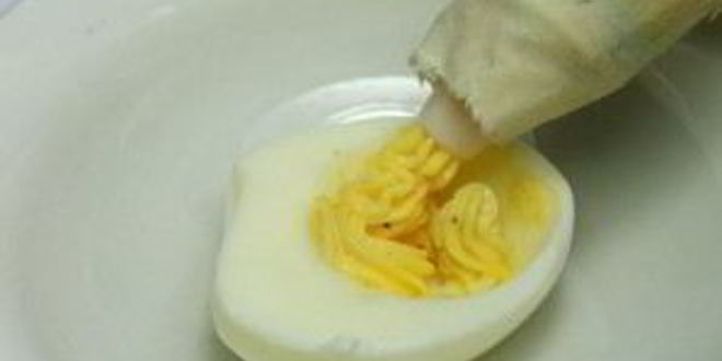 Рецепт яиц, фаршированных горчицей