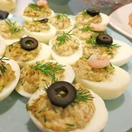 Рецепт Яиц фаршированных шпротами