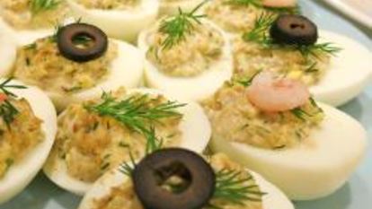 Рецепт Яиц фаршированных шпротами