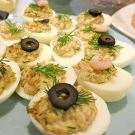 Рецепт Яиц фаршированных шпротами