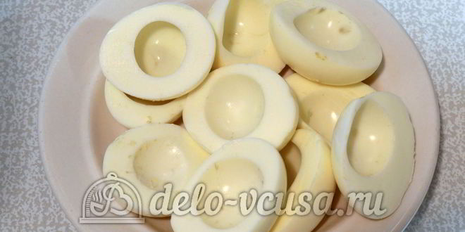 Рецепт яиц фаршированных сыром