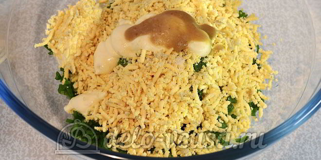 Рецепт яиц фаршированных сыром