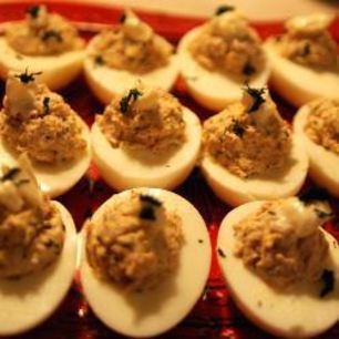 Рецепт Яиц фаршированных тунцом