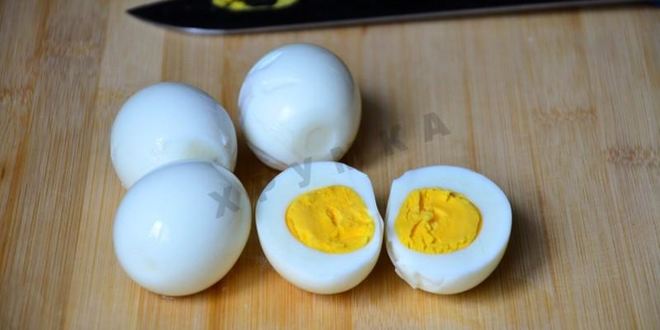 Рецепт закуски яйца фаршированные зеленью с твердым сыром