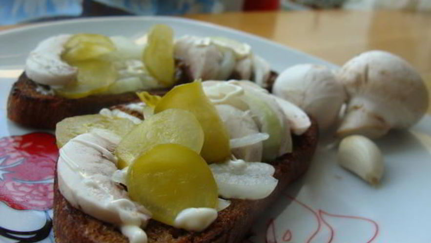 Рецепт бутеров — гренков по крестьянски