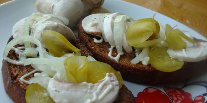 Рецепт бутеров — гренков по крестьянски