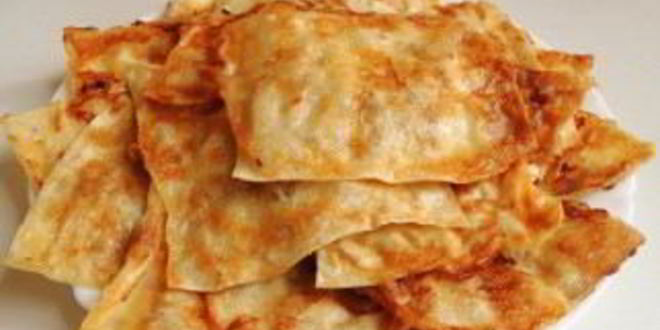 Рецепт гренков из лаваша