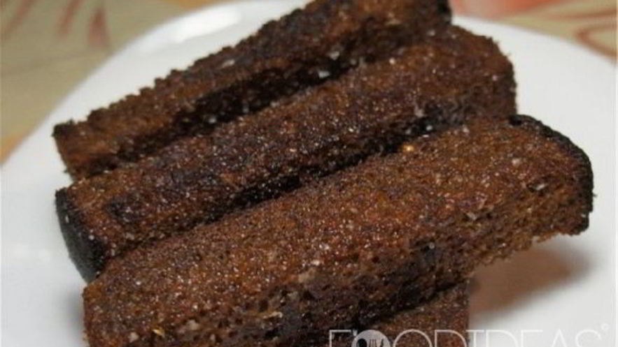 Рецепт гренков с чесноком на сковороде