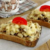 Рецепт Гренков с грибами