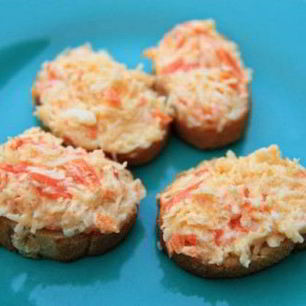 Рецепт Гренков с сыром и морковью