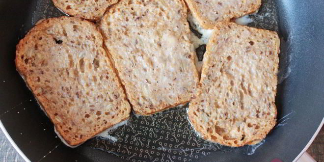 Рецепт гренков с сыром