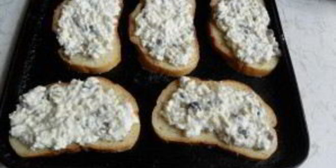 Рецепт гренков с творогом