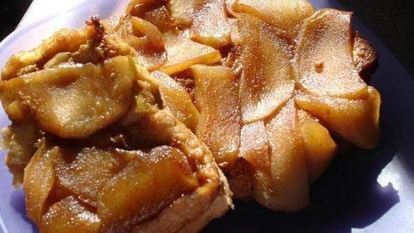 Рецепт Гренков с яблоками на завтрак