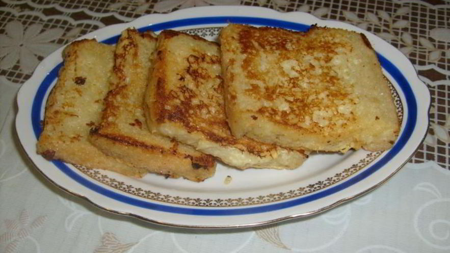 Рецепт гренков с яйцом и молоком