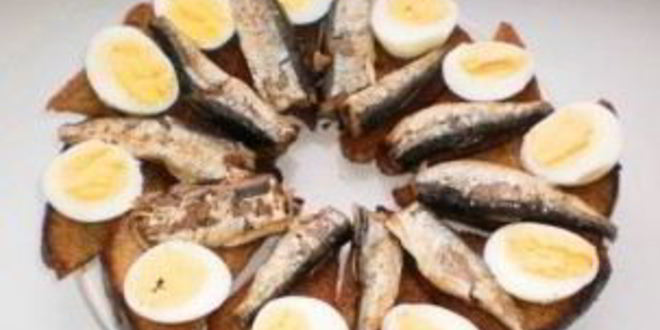 Рецепт гренков со шпротами